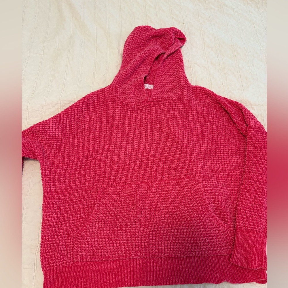 Pink Lily Chenille Pullover